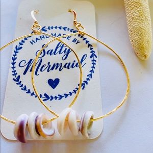 Shell Hoop Earrings
